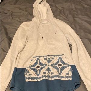Aztec print hoodie
